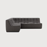 Featuring N701 Dark Grey 90° Square Left Corner Modular Sofa Set by Ethnicraft at Amethyst Home. The N701 sofa is an inviting design that oozes comfort and relaxation. By combining the different modules and sizes, you have unlimited possibilities when it comes to creating your own unique setting. Designed by Jacques Deneef, it’s available in multiple colours and materials, with pre. Amethyst Home provides interior design, new construction, custom furniture, and area rugs in the Portland metro area