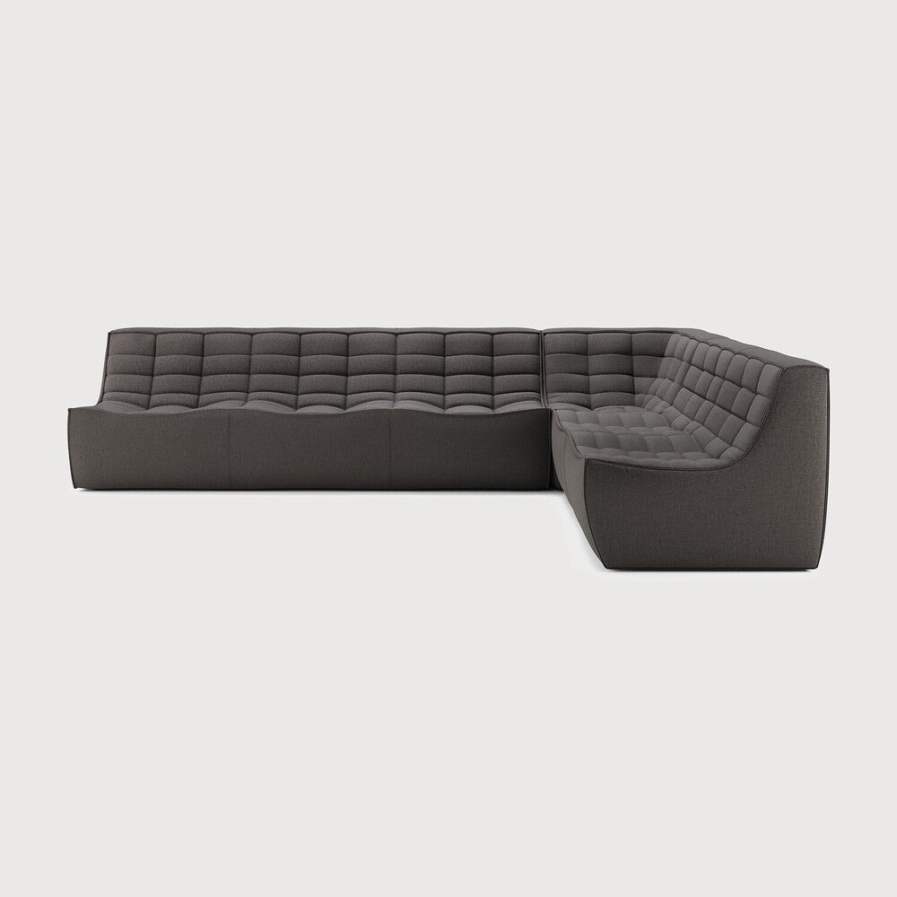Featuring N701 Dark Grey 90° Square Corner Right Modular Sofa Set by Ethnicraft at Amethyst Home. The N701 sofa is an inviting design that oozes comfort and relaxation. By combining the different modules and sizes, you have unlimited possibilities when it comes to creating your own unique setting. Designed by Jacques Deneef, it’s available in multiple colours and materials, with pre-c. Amethyst Home provides interior design, new construction, custom furniture, and area rugs in the Tampa metro area