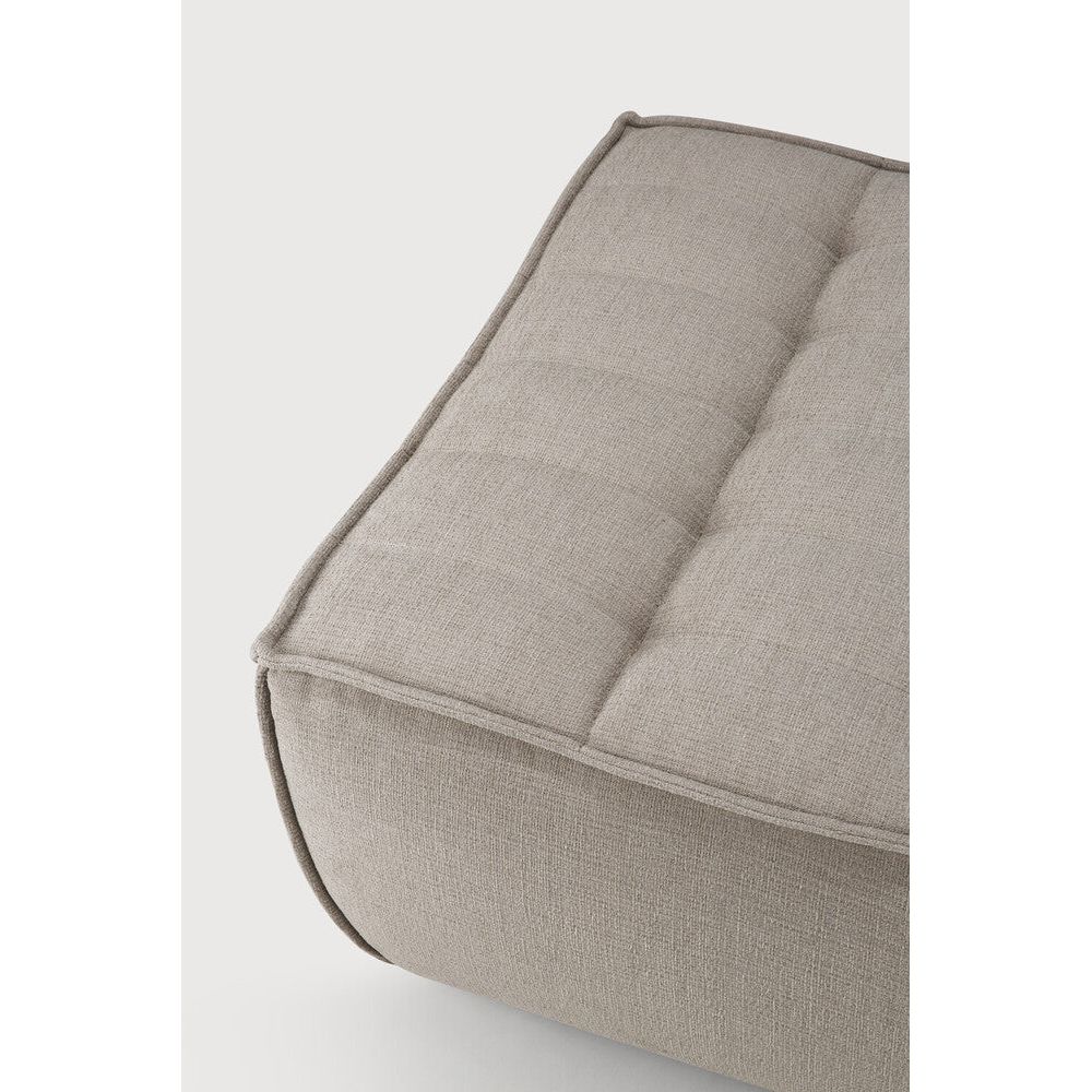 Featuring N701 Ecru  Footstool by Ethnicraft at Amethyst Home. The N701 sofa is an inviting design that oozes comfort and relaxation. By combining the different modules and sizes, you have unlimited possibilities when it comes to creating your own unique setting.Weight : 23 lbs Dimensions: 28" W x 28" L x 17" H. Amethyst Home provides interior design, new construction, custom furniture, and area rugs in the Alpharetta metro area