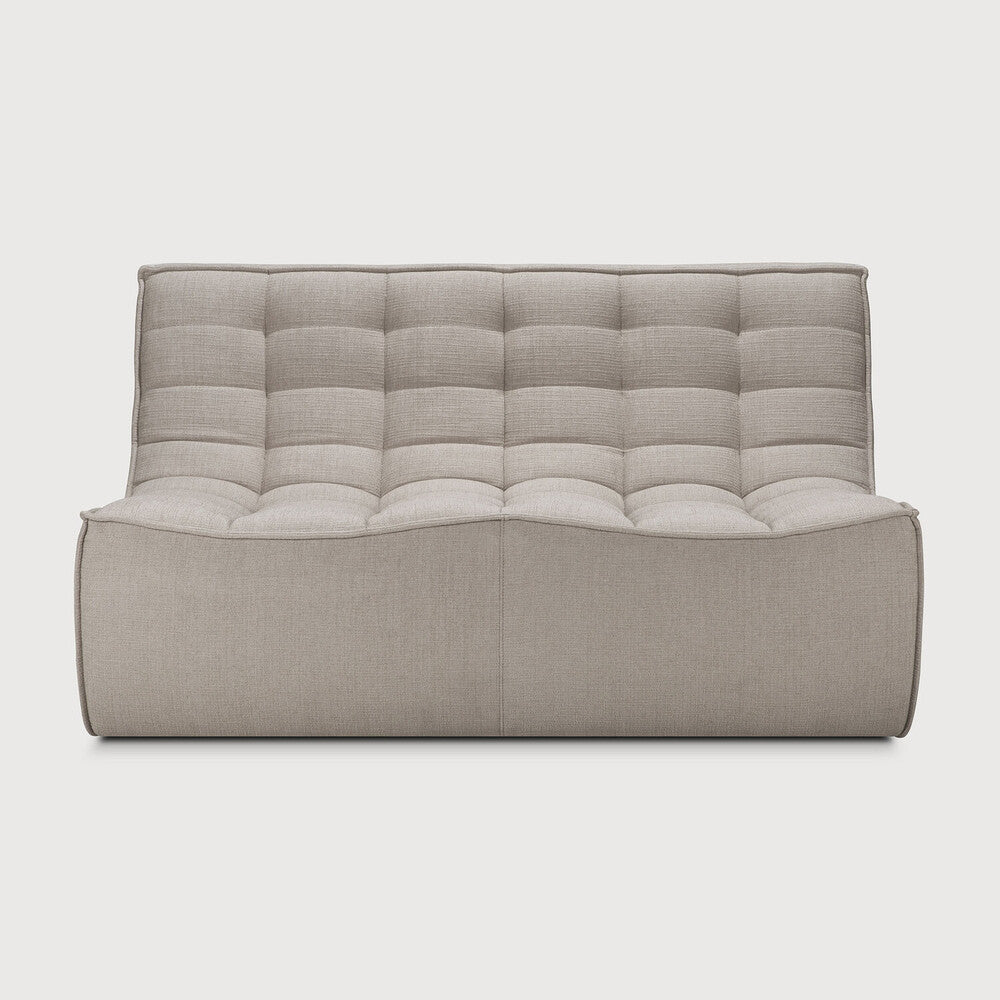 N701 Ecru 2 Seater Modular Sofa Piece | ready to ship!