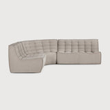 Featuring N701 Ecru 2 Seater Modular Sofa Piece by Ethnicraft at Amethyst Home. The N701 sofa is an inviting design that oozes comfort and relaxation. By combining the different modules and sizes, you have unlimited possibilities when it comes to creating your own unique setting.Weight : 61 lbs Dimensions: 36" W x 55.5" L x 30" H. Amethyst Home provides interior design, new construction, custom furniture, and area rugs in the Calabasas metro area