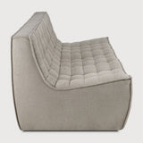Featuring N701 Ecru 3 Seater Modular Sofa by Ethnicraft at Amethyst Home. The N701 sofa is an inviting design that oozes comfort and relaxation. By combining the different modules and sizes, you have unlimited possibilities when it comes to creating your own unique setting.Weight : 87 lbs Dimensions: 36" W x 83" L x 30" H. Amethyst Home provides interior design, new construction, custom furniture, and area rugs in the San Diego metro area