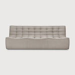 Featuring N701 Ecru 3 Seater Modular Sofa by Ethnicraft at Amethyst Home. The N701 sofa is an inviting design that oozes comfort and relaxation. By combining the different modules and sizes, you have unlimited possibilities when it comes to creating your own unique setting.Weight : 87 lbs Dimensions: 36" W x 83" L x 30" H. Amethyst Home provides interior design, new construction, custom furniture, and area rugs in the Washington metro area