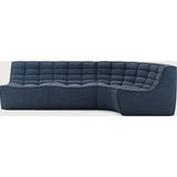 N701 Graphite Eco 90° Round Corner Right  Modular Sofa Set  Ethnicraft