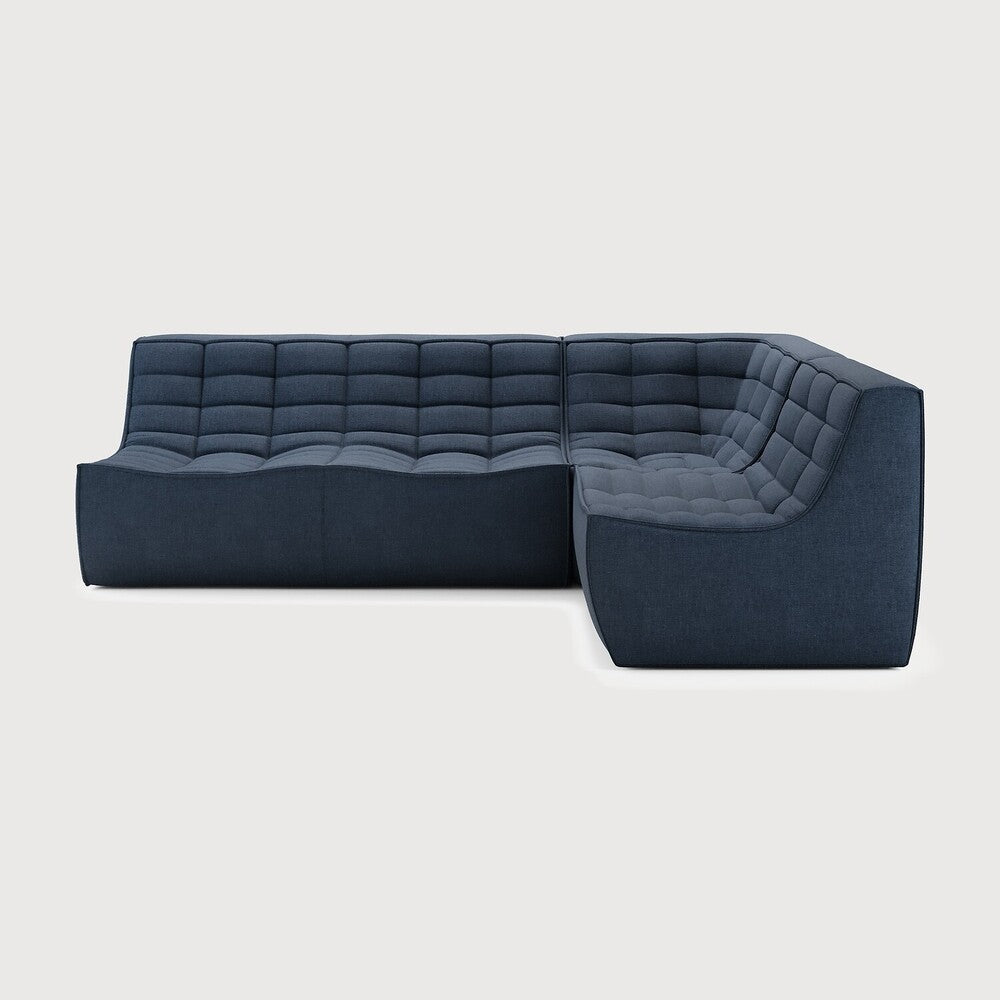 N701 Graphite Eco 90° Square Corner Right Modular Sofa Set | ready to ship!