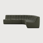 Featuring N701 Moss Eco 90° Round Corner Right Modular Sofa Set by Ethnicraft at Amethyst Home. The N701 sofa is an inviting design that oozes comfort and relaxation. By combining the different modules and sizes, you have unlimited possibilities when it comes to creating your own unique setting. Designed by Jacques Deneef, it’s available in multiple colours and materials, with pr. Amethyst Home provides interior design, new construction, custom furniture, and area rugs in the Des Moines metro area
