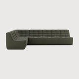 Featuring N701 Moss 90° Square Left Corner Modular Sofa Set by Ethnicraft at Amethyst Home. The N701 sofa is an inviting design that oozes comfort and relaxation. By combining the different modules and sizes, you have unlimited possibilities when it comes to creating your own unique setting. Designed by Jacques Deneef, it’s available in multiple colours and materials, with pre. Amethyst Home provides interior design, new construction, custom furniture, and area rugs in the Newport Beach metro area