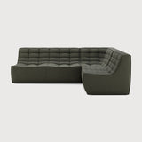 Featuring N701 Moss Eco 90° Square Corner Right Modular Sofa Set by Ethnicraft at Amethyst Home. The N701 sofa is an inviting design that oozes comfort and relaxation. By combining the different modules and sizes, you have unlimited possibilities when it comes to creating your own unique setting. Designed by Jacques Deneef, it’s available in multiple colours and materials, with pre. Amethyst Home provides interior design, new construction, custom furniture, and area rugs in the Monterey metro area