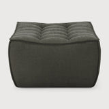 Featuring N701 Moss Footstool by Ethnicraft at Amethyst Home. The N701 sofa is an inviting design that oozes comfort and relaxation. By combining the different modules and sizes, you have unlimited possibilities when it comes to creating your own unique setting.Weight : 23 lbs Dimensions: 28" W x 28" L x 17" H. Amethyst Home provides interior design, new construction, custom furniture, and area rugs in the Boston metro area