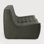 Featuring N701 Moss 2 Seater Modular Sofa by Ethnicraft at Amethyst Home. The N701 sofa is an inviting design that oozes comfort and relaxation. By combining the different modules and sizes, you have unlimited possibilities when it comes to creating your own unique setting.Weight : 61 lbs Dimensions: 36" W x 55.5" L x 30" H. Amethyst Home provides interior design, new construction, custom furniture, and area rugs in the Boston metro area