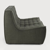 Featuring N701 Moss 2 Seater Modular Sofa by Ethnicraft at Amethyst Home. The N701 sofa is an inviting design that oozes comfort and relaxation. By combining the different modules and sizes, you have unlimited possibilities when it comes to creating your own unique setting.Weight : 61 lbs Dimensions: 36" W x 55.5" L x 30" H. Amethyst Home provides interior design, new construction, custom furniture, and area rugs in the Boston metro area