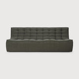 Featuring N701 Moss 3 Seater Modular Sofa Piece by Ethnicraft at Amethyst Home. The N701 sofa is an inviting design that oozes comfort and relaxation. By combining the different modules and sizes, you have unlimited possibilities when it comes to creating your own unique setting.Weight : 87 lbs Dimensions: 36" W x 83" L x 30" H. Amethyst Home provides interior design, new construction, custom furniture, and area rugs in the Laguna Beach metro area