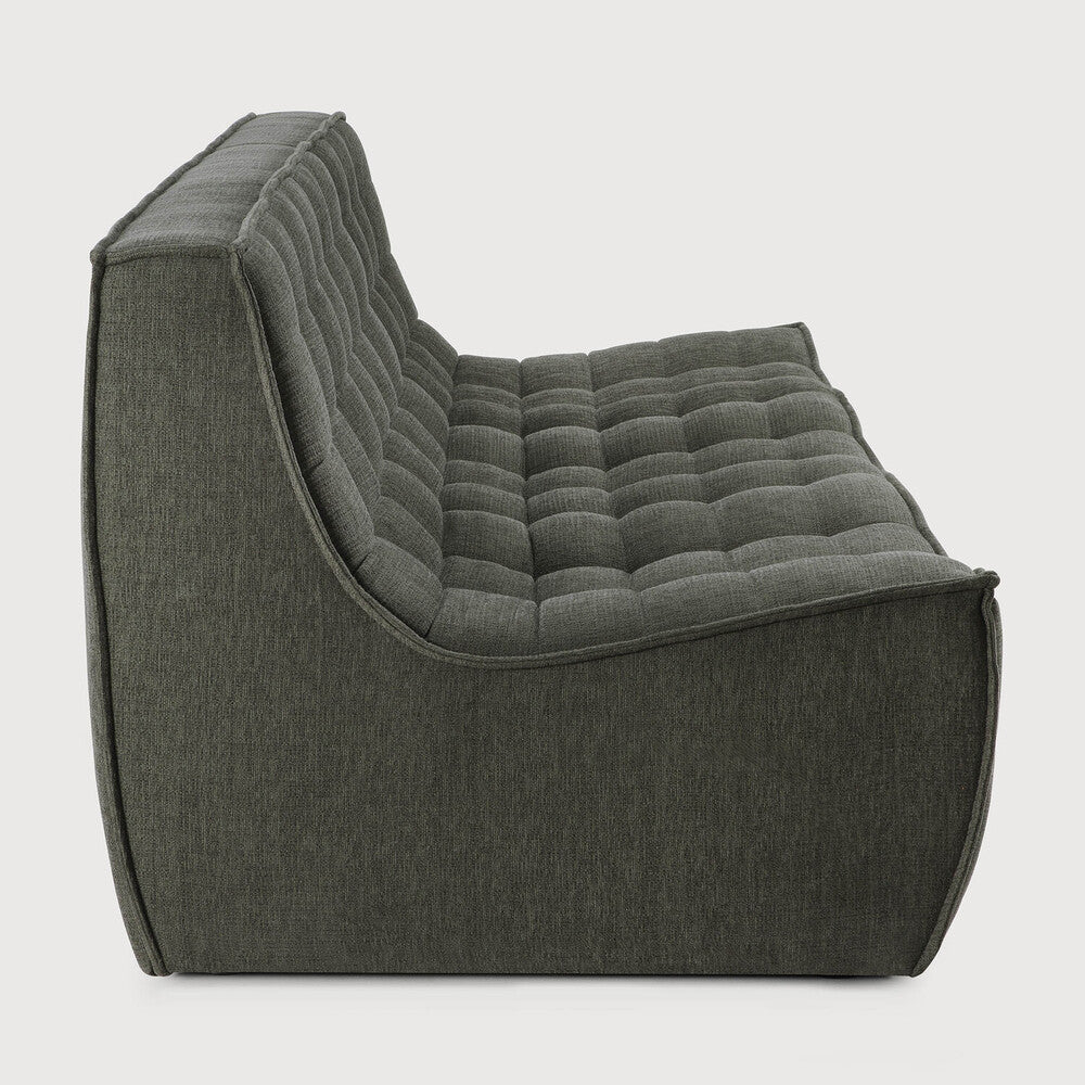 Featuring N701 Moss 3 Seater Modular Sofa Piece by Ethnicraft at Amethyst Home. The N701 sofa is an inviting design that oozes comfort and relaxation. By combining the different modules and sizes, you have unlimited possibilities when it comes to creating your own unique setting.Weight : 87 lbs Dimensions: 36" W x 83" L x 30" H. Amethyst Home provides interior design, new construction, custom furniture, and area rugs in the Portland metro area