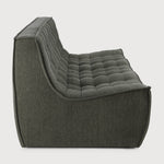 Featuring N701 Moss 3 Seater Modular Sofa Piece by Ethnicraft at Amethyst Home. The N701 sofa is an inviting design that oozes comfort and relaxation. By combining the different modules and sizes, you have unlimited possibilities when it comes to creating your own unique setting.Weight : 87 lbs Dimensions: 36" W x 83" L x 30" H. Amethyst Home provides interior design, new construction, custom furniture, and area rugs in the Portland metro area