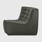 Featuring N701 Moss Modular Sofa by Ethnicraft at Amethyst Home. The N701 sofa is an inviting design that oozes comfort and relaxation. By combining the different modules and sizes, you have unlimited possibilities when it comes to creating your own unique setting.Weight : 30 lbs Dimensions: 39" W x 33" L x 30" H. Amethyst Home provides interior design, new construction, custom furniture, and area rugs in the Salt Lake City metro area