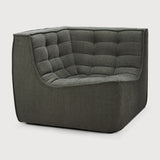 Featuring N701 Moss 90° Square Corner Modular Sofa Piece by Ethnicraft at Amethyst Home. The N701 sofa is an inviting design that oozes comfort and relaxation. By combining the different modules and sizes, you have unlimited possibilities when it comes to creating your own unique setting.Weight : 47 lbs Dimensions: 36" W x 36" L x 30" H. Amethyst Home provides interior design, new construction, custom furniture, and area rugs in the Salt Lake City metro area