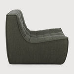 Featuring N701 Moss 1 Seater Modular Sofa by Ethnicraft at Amethyst Home. The N701 sofa is an inviting design that oozes comfort and relaxation. By combining the different modules and sizes, you have unlimited possibilities when it comes to creating your own unique setting.Weight : 39 lbs Dimensions: 36" W x 31.5" L x 30" H. Amethyst Home provides interior design, new construction, custom furniture, and area rugs in the San Diego metro area