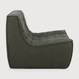 Featuring N701 Moss 1 Seater Modular Sofa by Ethnicraft at Amethyst Home. The N701 sofa is an inviting design that oozes comfort and relaxation. By combining the different modules and sizes, you have unlimited possibilities when it comes to creating your own unique setting.Weight : 39 lbs Dimensions: 36" W x 31.5" L x 30" H. Amethyst Home provides interior design, new construction, custom furniture, and area rugs in the San Diego metro area