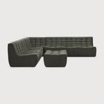 Featuring N701 Moss 3 Seater Modular Sofa Piece by Ethnicraft at Amethyst Home. The N701 sofa is an inviting design that oozes comfort and relaxation. By combining the different modules and sizes, you have unlimited possibilities when it comes to creating your own unique setting.Weight : 87 lbs Dimensions: 36" W x 83" L x 30" H. Amethyst Home provides interior design, new construction, custom furniture, and area rugs in the Tampa metro area