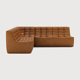 Featuring N701 Old Saddle 90° Square Left Corner Modular Sofa Set by Ethnicraft at Amethyst Home. The N701 sofa is an inviting design that oozes comfort and relaxation. By combining the different modules and sizes, you have unlimited possibilities when it comes to creating your own unique setting. Designed by Jacques Deneef, it’s available in multiple colours and materials, wi. Amethyst Home provides interior design, new construction, custom furniture, and area rugs in the Newport Beach metro area
