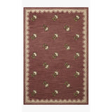 Chris Loves Julia x Loloi Norah Berry / Natural Rug