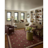 Chris Loves Julia x Loloi Norah Berry / Natural Rug