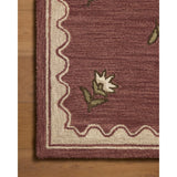 Chris Loves Julia x Loloi Norah Berry / Natural Rug