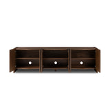 Naven Media Console - Brown Oak Veneer | shipping 03/10/2027