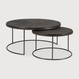 Featuring Nesting Slice Umber Minerals Coffee Table by Ethnicraft at Amethyst Home. Nesting coffee tables provide the perfect union, not only with their configurability, but also in uniting unique materials. Hand finished surfaces reflect an individual style to bring depth, but with an easy-care nature. Let the nesting coffee table adapt to your needs in a special way, no matter. Amethyst Home provides interior design, new construction, custom furniture, and area rugs in the Kansas City metro area