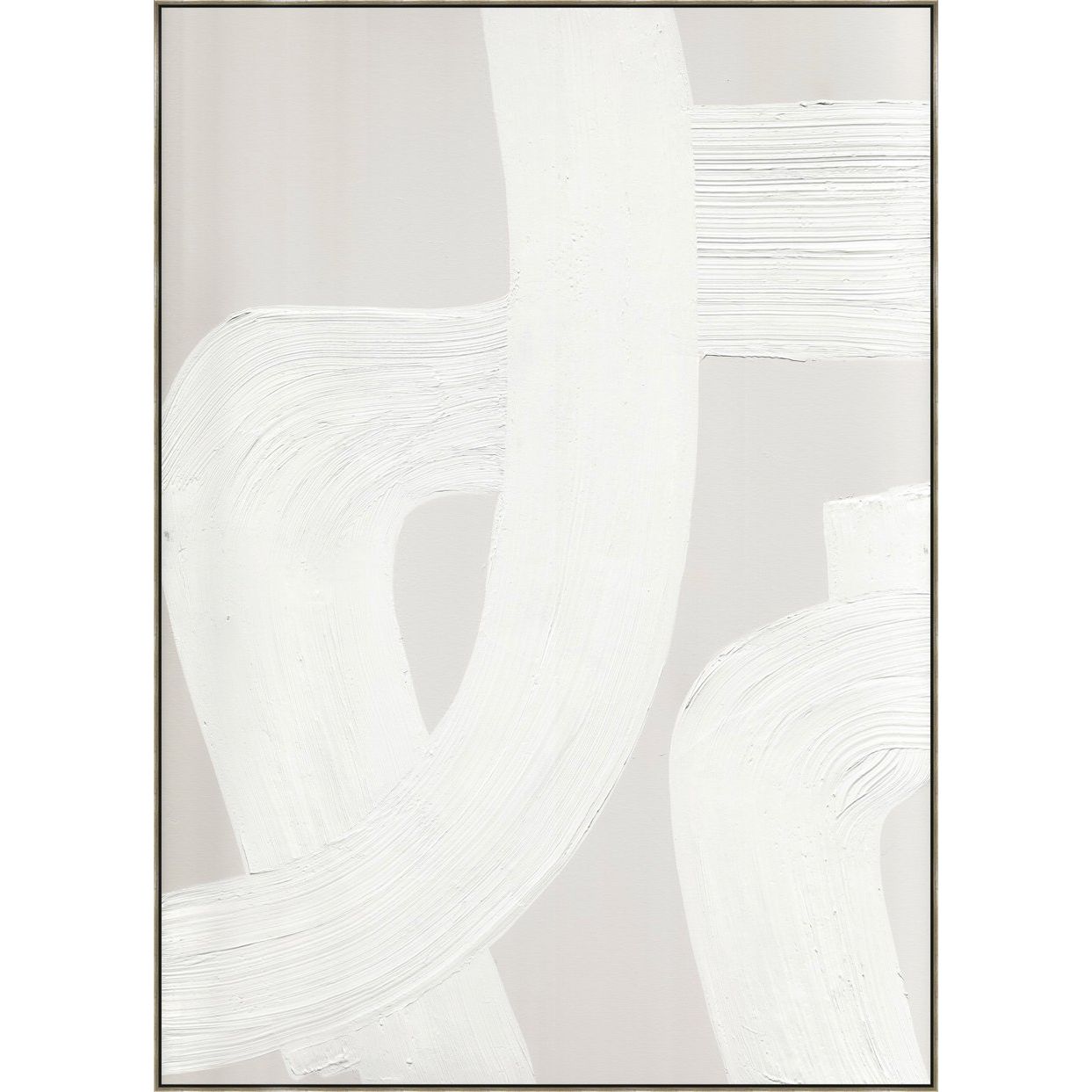 Featuring New Neutral 1 Art by Wendover Art at Amethyst Home. Clean and crispy with this New Neutral 1 Art. Pair with New Neutral 2 and wow your guests!
Size: 51" x 71"Medium: CanvasSpecialty: Hand Painted on Gallery Wrapped Canvas Framed as shown.  Amethyst Home provides interior design, new home construction design consulting, vintage area rugs, and lighting in the Salt Lake City metro area.
