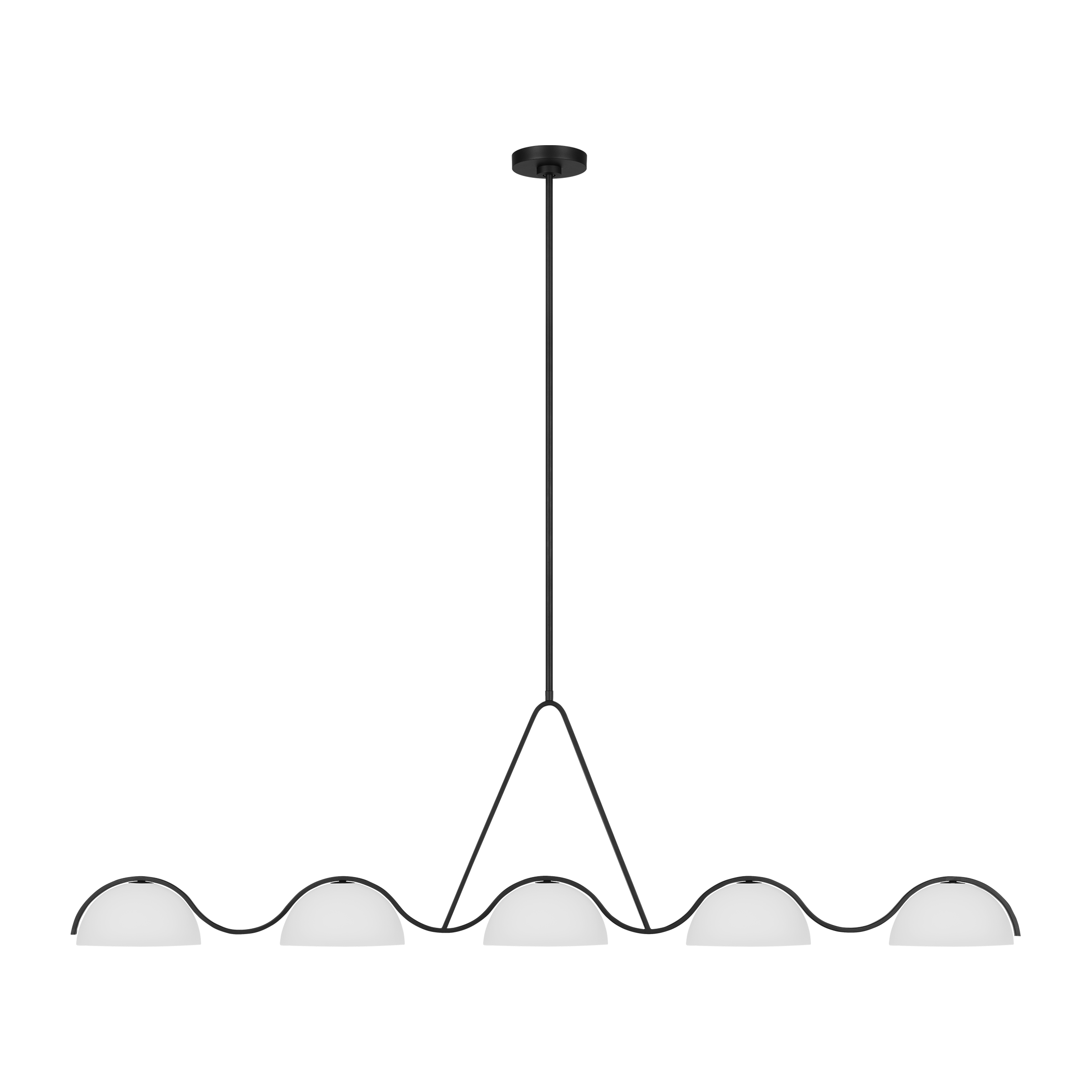 Featuring Nido Extra Large Linear Chandelier Midnight Black by Visual Comfort at Amethyst Home. The Nido series features a modern and minimalist design that perfectly blends elegance with functionality.
Overall Dimensions: 8" L x 8" W x 71.5" H. Amethyst Home provides interior design, new construction, custom furniture, and area rugs in the Winter Garden metro area