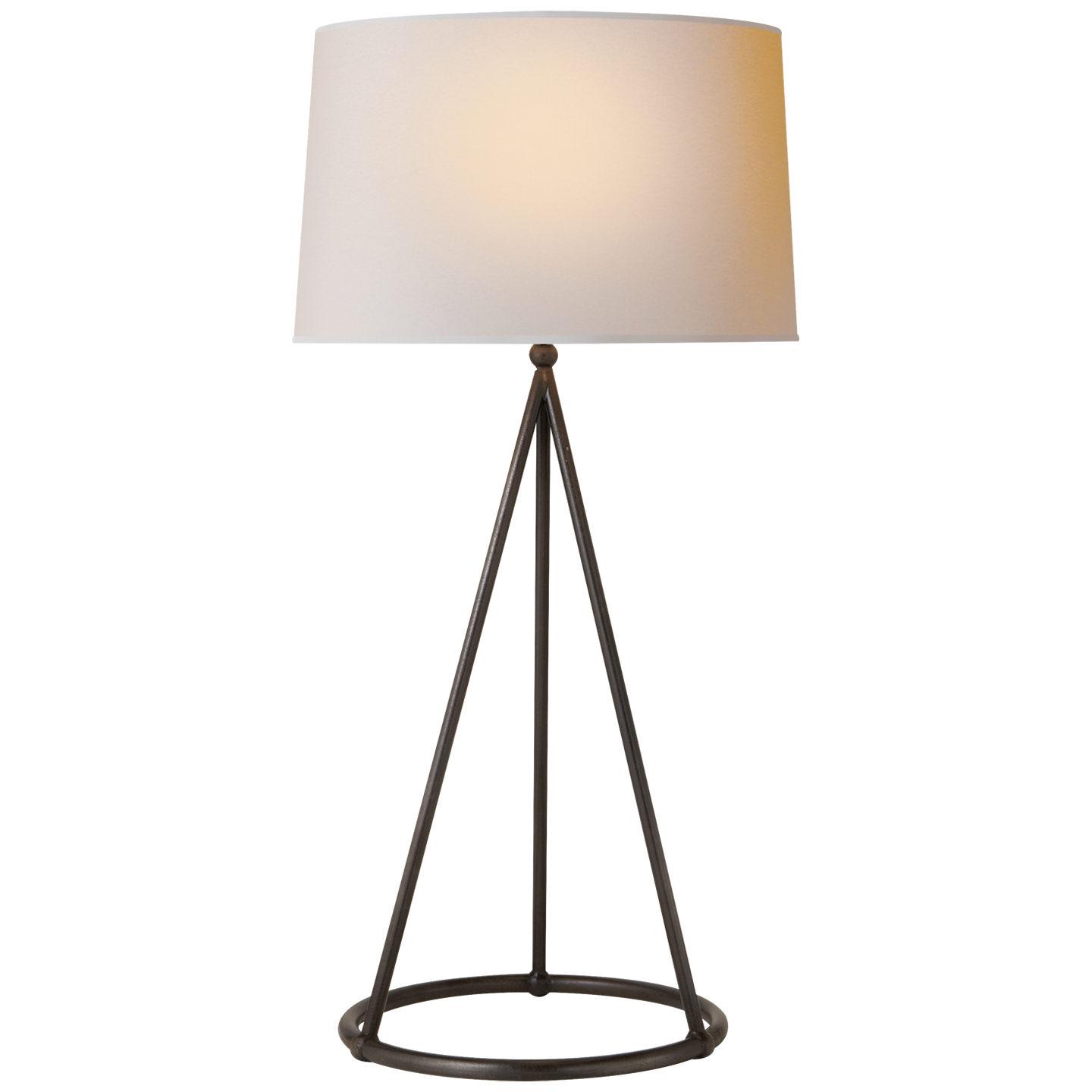 Featuring Nina Tapered Table Lamp Aged Iron by Visual Comfort at Amethyst Home. The Nina by Thomas O'Brien plays on proportion, scale, and architectural details. Subtly colored patina finishes adorn a simple geometric base with a graphic quality that will lend itself to various interior styles.
Overall Dimensions: 15" L x 15" W x 31" HWeight: 7 lbs.. Amethyst Home provides interior design, new construction, custom furniture, and area rugs in the Austin metro area