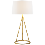 Featuring Nina Tapered Table Lamp Gilded Iron by Visual Comfort at Amethyst Home. The Nina by Thomas O'Brien plays on proportion, scale, and architectural details. Subtly colored patina finishes adorn a simple geometric base with a graphic quality that will lend itself to various interior styles.
Overall Dimensions: 15" L x 15" W x 31" HWeight : 7 lbs.. Amethyst Home provides interior design, new construction, custom furniture, and area rugs in the Monterey metro area