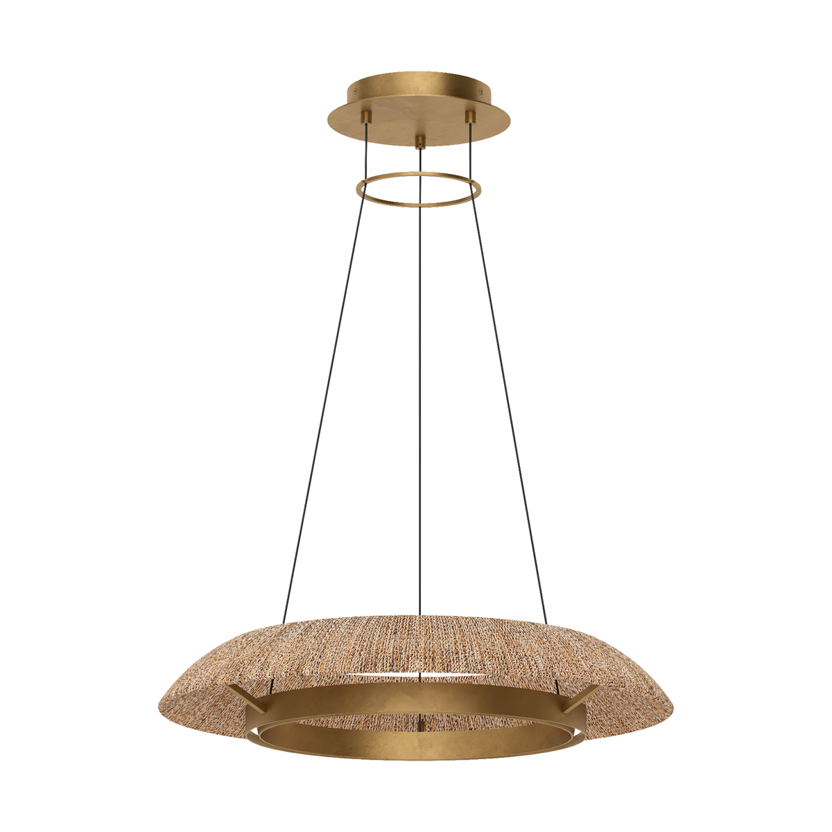 Noa Small Chandelier Hand Rubbed Antique Brass | shipping 08/18/2025