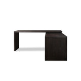Noah Rotating Desk - Smoked Black Resawn Oak | shipping 09/10/2026