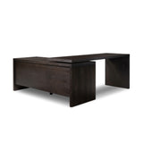 Noah Rotating Desk - Smoked Black Resawn Oak | shipping 09/10/2026