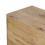 Featuring Noeline Worn Oak Veneer Nightstand by Four Hands at Amethyst Home. A thick plank of worn oak tops a wide dresser, meeting modern lines with a warm, natural feel. Dual drawer fronts feature a push-latch mechanism, bringing a seamless look to bedside storage.Overall Dimensions: 34.00"w x 19.50"d x 24.75"hWeight : 108.03 lbsMaterials : Oak Veneer, Solid Oak. Amethyst Home provides interior design, new construction, custom furniture, and area rugs in the Charlotte metro area
