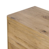 Featuring Noeline Worn Oak Veneer Nightstand by Four Hands at Amethyst Home. A thick plank of worn oak tops a wide dresser, meeting modern lines with a warm, natural feel. Dual drawer fronts feature a push-latch mechanism, bringing a seamless look to bedside storage.Overall Dimensions: 34.00"w x 19.50"d x 24.75"hWeight : 108.03 lbsMaterials : Oak Veneer, Solid Oak. Amethyst Home provides interior design, new construction, custom furniture, and area rugs in the Charlotte metro area