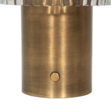 Nomi Cordless Table Lamp - Aged Antique Brass Iron | shipping 10/15/2026