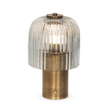 Nomi Cordless Table Lamp - Aged Antique Brass Iron | shipping 10/15/2026
