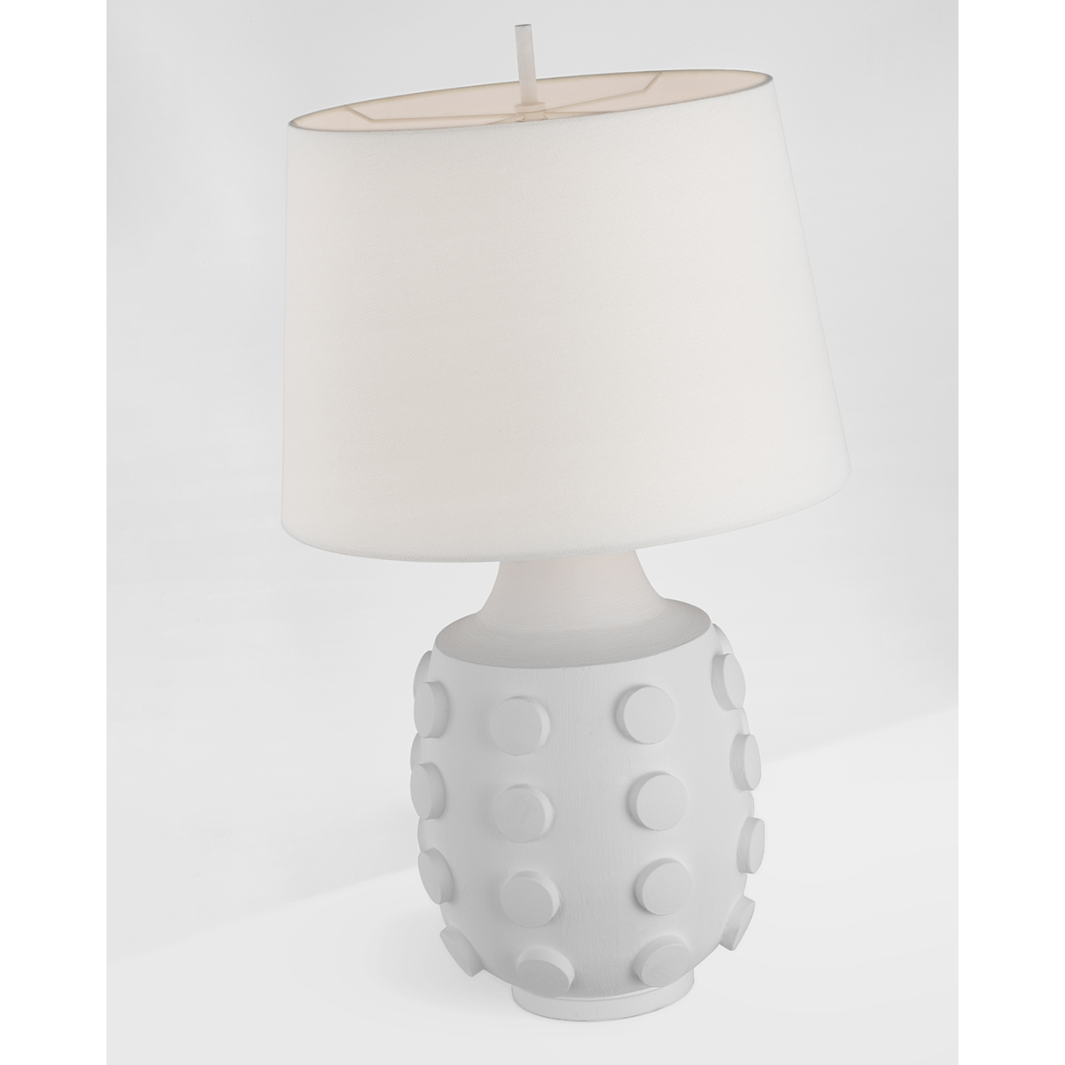 Featuring Orly Large Table Lamp Plaster White by Visual Comfort at Amethyst Home. Illuminate your home with the sophistication of the Orly Large Table Lamp. Crafted from high-quality plaster in a stunning white hue, this lamp exudes a sense of luxury and elegance. Perfect for creating a warm and inviting atmosphere in any room, this lamp is a must-have for any discerning interior des. Amethyst Home provides interior design, new construction, custom furniture, and area rugs in the Austin metro area