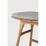 Featuring Osso Mocha Teak Outdoor Stool by Ethnicraft at Amethyst Home. The beauty of balance and symmetry found in nature has inspired the Osso collection. This solid teak stool takes quality and comfortable seating design outdoors. Use with or without seat cushion.Weight : 9 lb Dimensions: 13 in W x 20 in L x 20.5 in HBrushed : NoCollection : OssoFloor Protector : YesMain Material . Amethyst Home provides interior design, new construction, custom furniture, and area rugs in the Boston metro area
