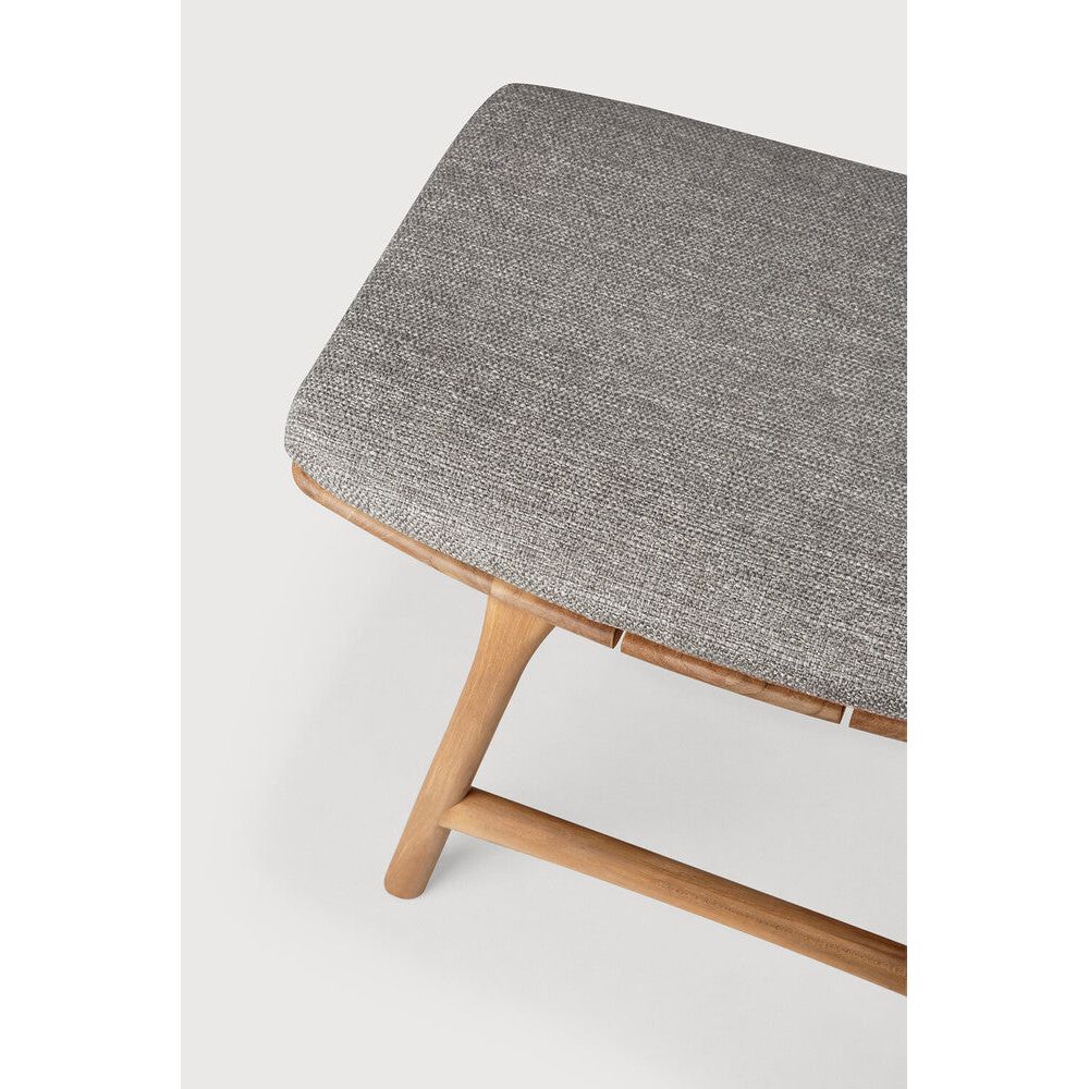 Featuring Osso Mocha Teak Outdoor Stool by Ethnicraft at Amethyst Home. The beauty of balance and symmetry found in nature has inspired the Osso collection. This solid teak stool takes quality and comfortable seating design outdoors. Use with or without seat cushion.Weight : 9 lb Dimensions: 13 in W x 20 in L x 20.5 in HBrushed : NoCollection : OssoFloor Protector : YesMain Materia. Amethyst Home provides interior design, new construction, custom furniture, and area rugs in the Monterey metro area