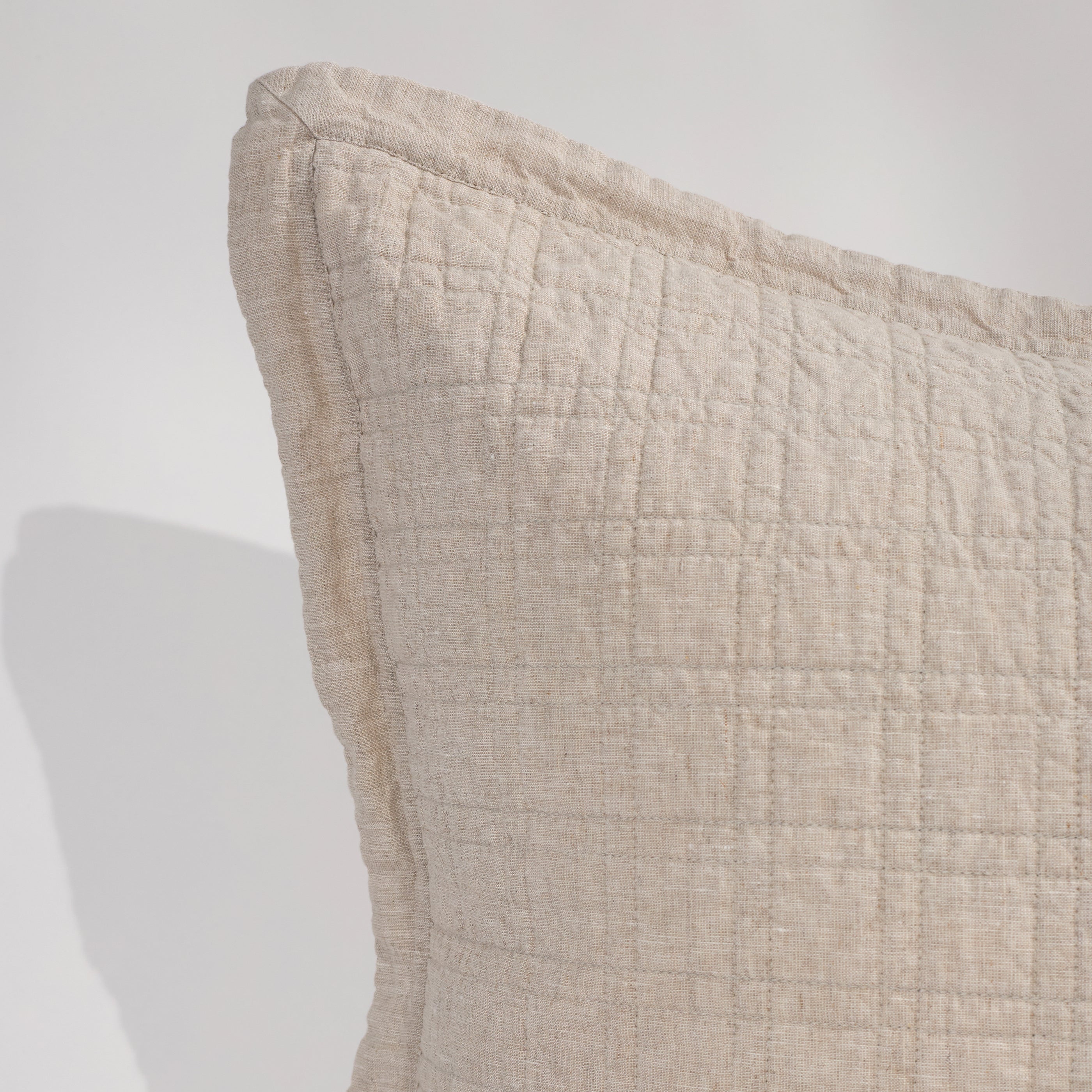 <p>Embrace Natural Luxury with the Owen Linen and Cotton Coverlet Surround yourself with nature’s finest materials. This coverlet is crafted with a 100% linen front and a 100% cotton back and fill, for natural everyday luxury. The breathable soft textiles promote a sense of simplicity and well-being. Leave the hustle of your day behind and drift off to sleep in calming ambiance. Amethyst Home provides interior design, new construction, custom furniture, and area rugs in the Portland metro area
