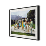 Palm Springs Party by Slim Aarons - Black Maple