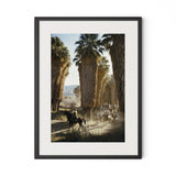 Palm Springs Riders by Slim Aarons - Black Maple