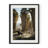 Palm Springs Riders by Slim Aarons - Black Maple