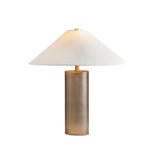 Featuring Patton Smoked Blown Glass Table Lamp by Four Hands at Amethyst Home. Inspired by Italian glass artisans, blown smoked glass forms a monolithic, cylindrical base. Topped with a short, tapered shade with a sharp finished edge.Overall Dimensions: 24.00"w x 24.00"d x 25.50"hWeight : 6.11 lbsMaterials : Cast Glass, Thermoplastic. Amethyst Home provides interior design, new construction, custom furniture, and area rugs in the Austin metro area