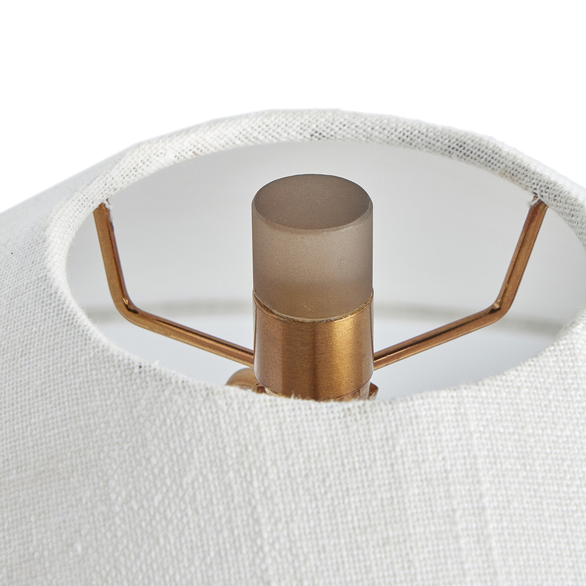 Featuring Patton Smoked Blown Glass Table Lamp by Four Hands at Amethyst Home. Inspired by Italian glass artisans, blown smoked glass forms a monolithic, cylindrical base. Topped with a short, tapered shade with a sharp finished edge.Overall Dimensions: 24.00"w x 24.00"d x 25.50"hWeight : 6.11 lbsMaterials : Cast Glass, Thermoplastic. Amethyst Home provides interior design, new construction, custom furniture, and area rugs in the Dallas metro area