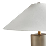 Featuring Patton Smoked Blown Glass Table Lamp by Four Hands at Amethyst Home. Inspired by Italian glass artisans, blown smoked glass forms a monolithic, cylindrical base. Topped with a short, tapered shade with a sharp finished edge.Overall Dimensions: 24.00"w x 24.00"d x 25.50"hWeight : 6.11 lbsMaterials : Cast Glass, Thermoplastic. Amethyst Home provides interior design, new construction, custom furniture, and area rugs in the Houston metro area